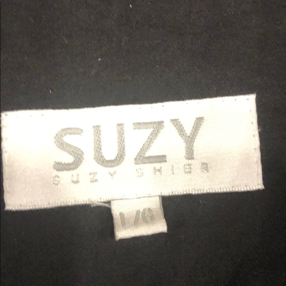 Suzy Shier Black Button Up Jacket Size L - Picture 3 of 9